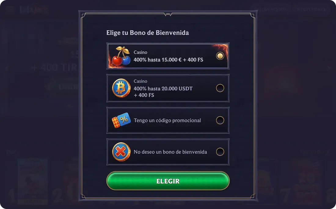 bono de bienvenida del casino lolajack